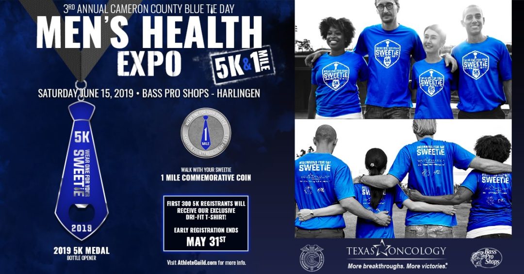 3rd Annual Blue Tie Day Men’s Health Expo 5k & 1 mile Visit Harlingen